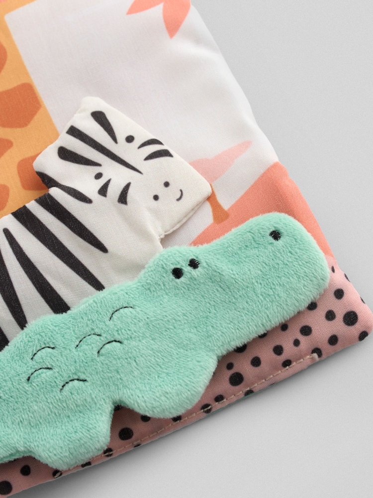 JoJo Maman Bébé Safari Animal Toy Fabric Book - Image 5 of 5