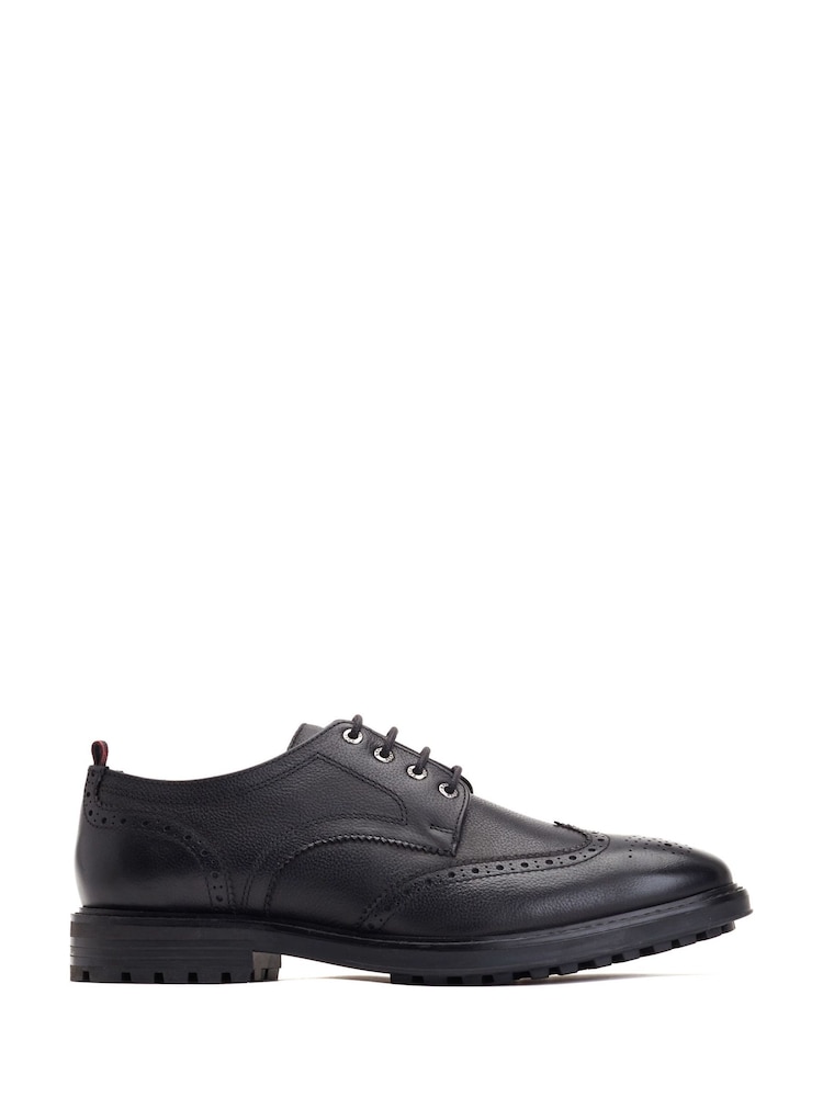 Base London Black Yukon Grain Shoes - Image 1 of 3 Base London Black Yukon Grain Shoes - Image 1 of 3