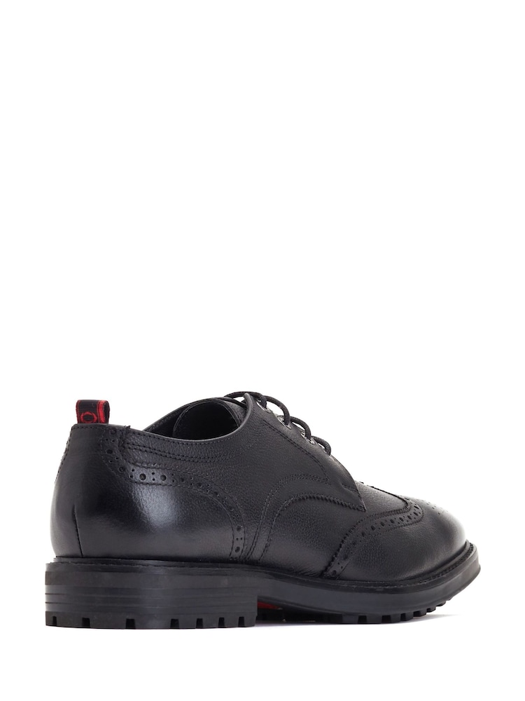 Base London Black Yukon Grain Shoes - Image 3 of 3 Base London Black Yukon Grain Shoes - Image 3 of 3