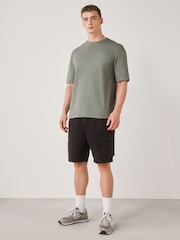Green Marl Relaxed Fit Lightweight Garment Dyed T-Shirt - Image 2 of 7