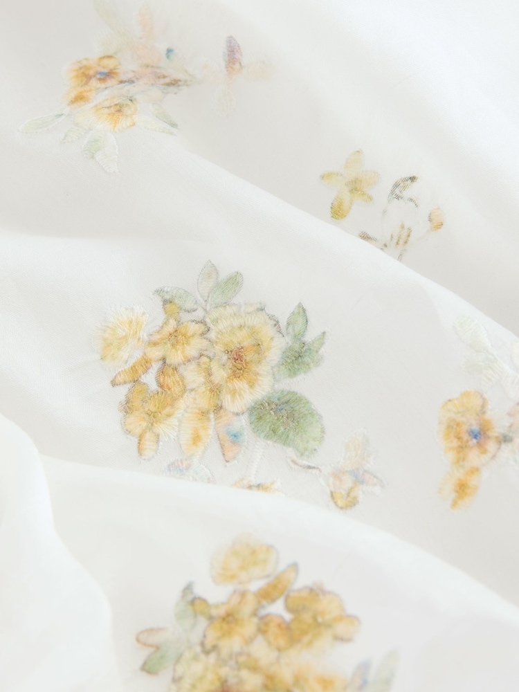 Neutral Floral Tabitha Simmons X Next Layered Maxi Skirt - Image 12 of 12