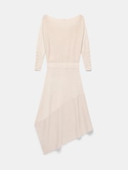 Mint Velvet Natural Batwing Asymmetric Midi Dress - Image 7 of 7