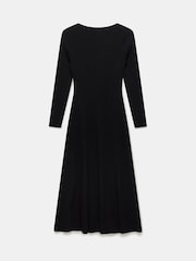 Mint Velvet Ribbed Knit Maxi Dress - صورة 7 من 8