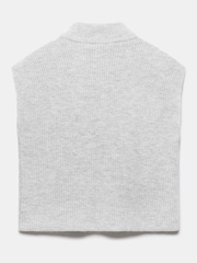 Mint Velvet Grey Sleeveless Wool Blend Top - Image 8 of 8