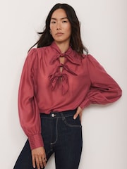 Mint Velvet Bow Detail Blouse - Slika 3 iz 7