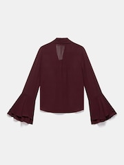 Mint Velvet Red Floral Detail Blouse - Image 8 of 8