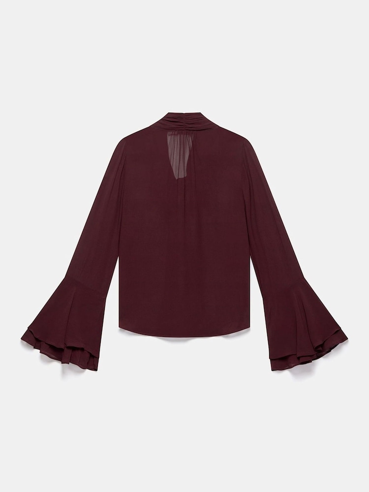 Mint Velvet Red Floral Detail Blouse - Image 8 of 8