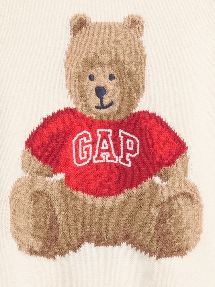 Gap White Brannan Bear Jumper 1 Piece (Newborn-24mths) (0-24mths) - Image 3 of 3 Gap White Brannan Bear Jumper 1 Piece (Newborn-24mths) (0-24mths) - Image 3 of 3