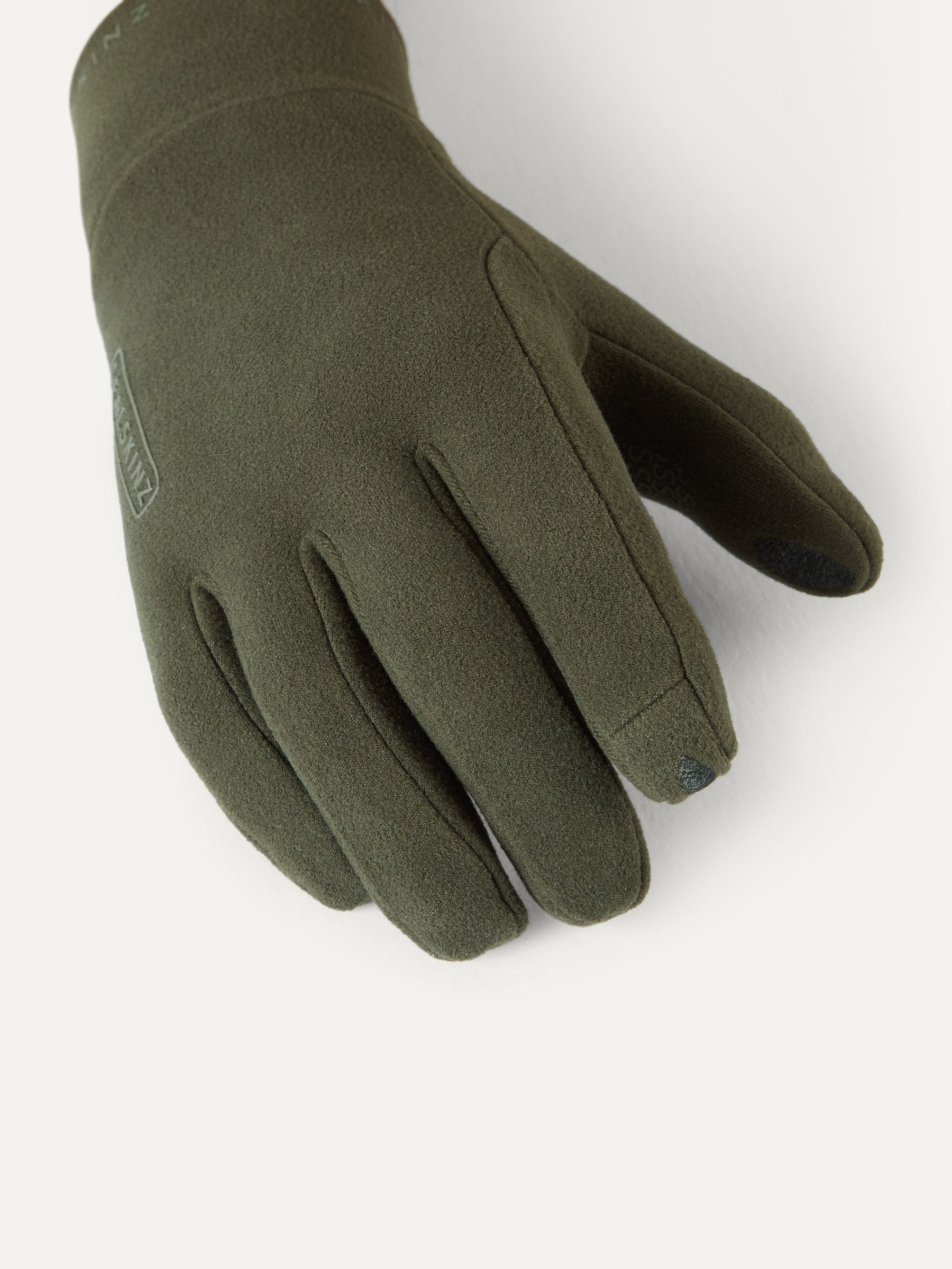 Buy Sealskinz Green Lenwade Single Layer Micro Fleece Gloves from