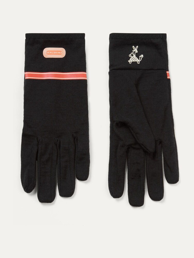 Sealskinz Coltishall Solo Merino Running Black Gloves - Image 1 of 3