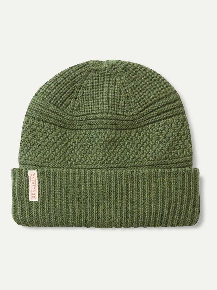Sealskinz Harleston Waterproof Merino Wool Roll Cuff Beanie Hat - Image 1 of 2