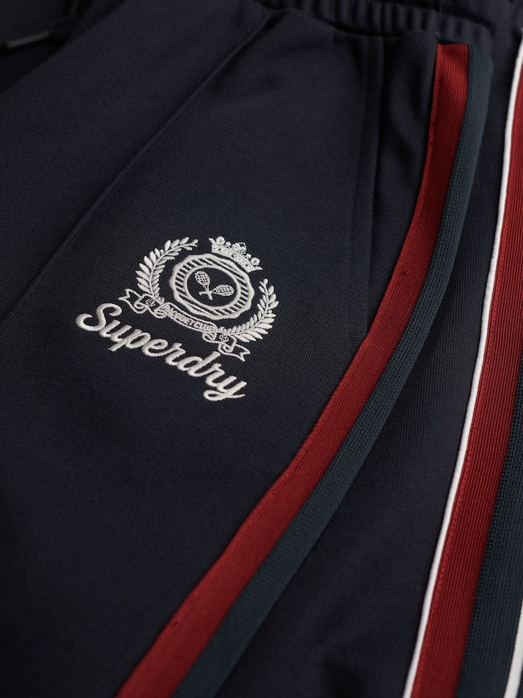 Superdry Blue Country Club Track Joggers - Image 7 of 7 Superdry Blue Country Club Track Joggers - Image 7 of 7