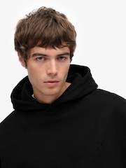 Superdry Black Blank Oversized Hoodie - Image 5 of 7