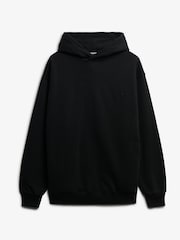 Superdry Black Blank Oversized Hoodie - Image 6 of 7