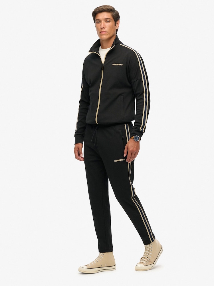 Superdry Black Tech Cult Joggers - Image 2 of 8 Superdry Black Tech Cult Joggers - Image 2 of 8