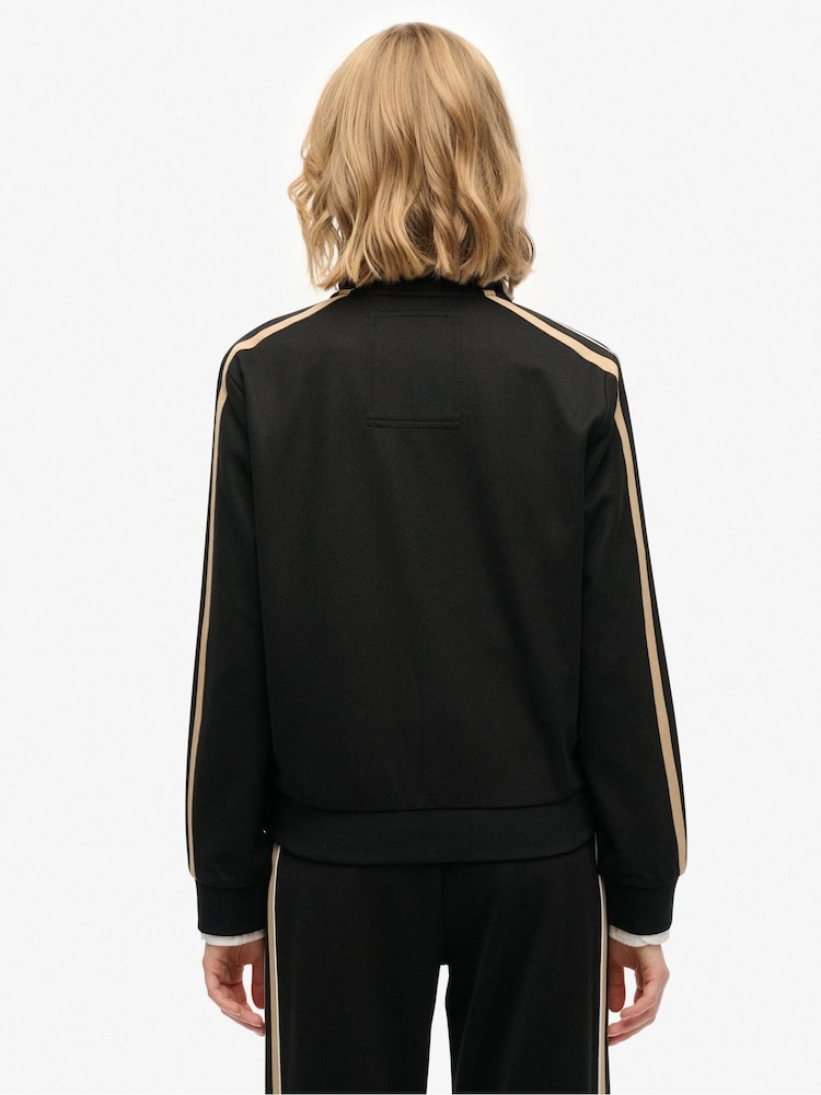 Superdry Black Country Club Track Top - Image 2 of 6