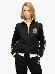 Superdry Black Country Club Track Top - Image 3 of 6