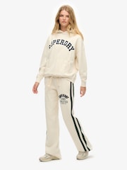 Superdry White Athletic Essentials Hockey Joggers - Image 1 of 7