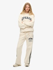 Superdry White Athletic Essentials Hockey Joggers - Image 3 of 7
