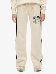 Superdry White Athletic Essentials Hockey Joggers - Image 4 of 7