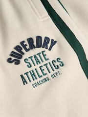 Superdry White Athletic Essentials Hockey Joggers - Image 7 of 7