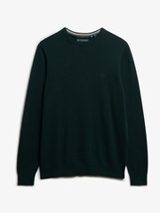 Superdry Green Essentials Cotton Jumper - Image 6 of 6