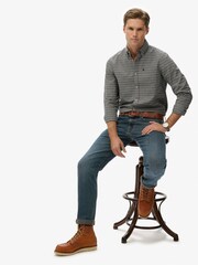 Superdry Grey Premium Check Oxford Shirt - Image 3 of 6