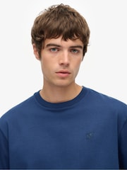 Superdry Blue Blank Oversized T-Shirt - Image 3 of 5