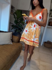 Never Fully Dressed Yellow Sun 100% Cotton Slip Dress - Image 2 of 9