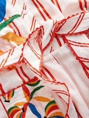 Never Fully Dressed Cream Banana Stripe Playsuit - Image 6 of 6