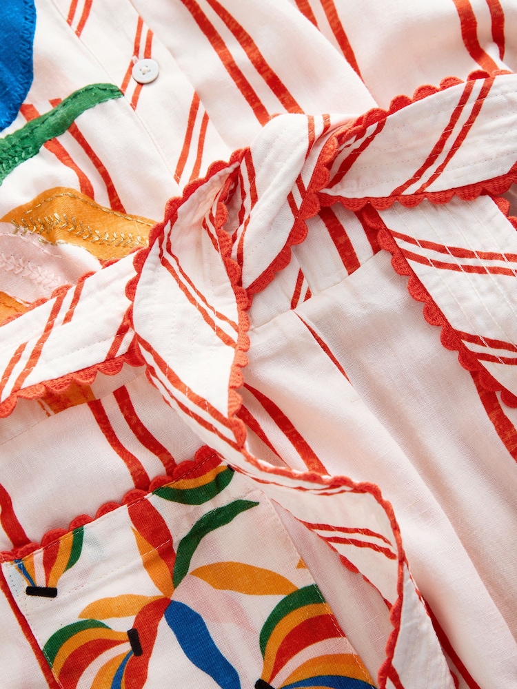 Never Fully Dressed Cream Banana Stripe Playsuit - Image 6 of 6 Never Fully Dressed Cream Banana Stripe Playsuit - Image 6 of 6