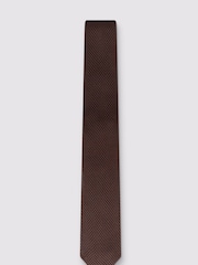 Antique Rogue Brown Knitted Tie - 6.5Cm - Image 1 of 2