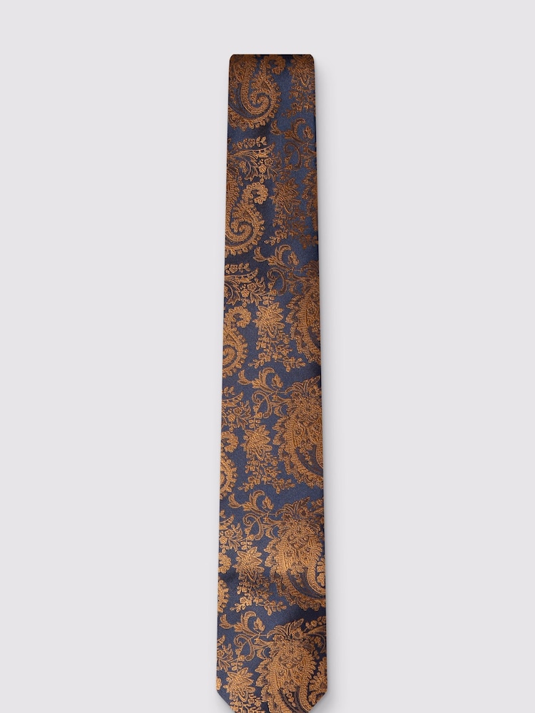 Antique Rogue Gold Paisley Tie - Image 1 of 2 Antique Rogue Gold Paisley Tie - Image 1 of 2