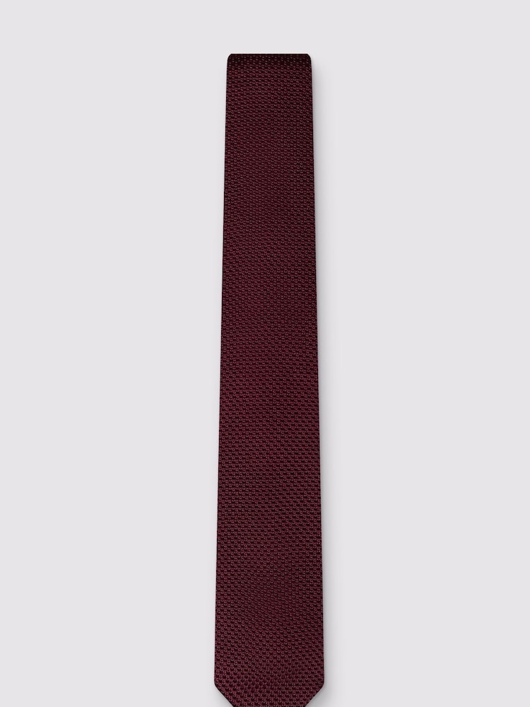 Antique Rogue Red Knitted Tie - 6.5Cm - Image 1 of 2 Antique Rogue Red Knitted Tie - 6.5Cm - Image 1 of 2