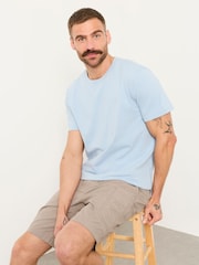 FatFace Burley light grey Lightweight Cargo Shorts - Image 3 of 4