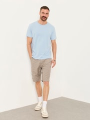 FatFace Burley light grey Lightweight Cargo Shorts - Image 4 of 4