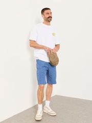 FatFace Burley Blue Lightweight Cargo Shorts - Image 3 of 5