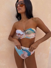 Never Fully Dressed Morocco High Shine Padded Underwired Bikini Top - Image 5 of 5