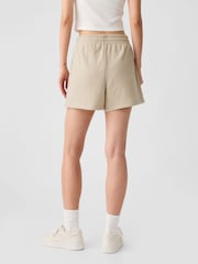 Gap Beige Pull On Logo Shorts - Image 2 of 5
