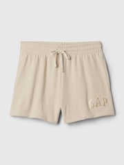 Gap Beige Pull On Logo Shorts - Image 5 of 5