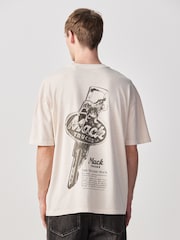 Ecru White Mack Trucks Relaxed Fit T-Shirt - Image 1 of 10