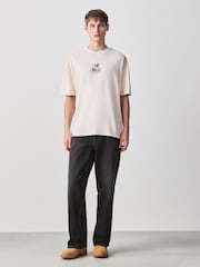 Ecru White Mack Trucks Relaxed Fit T-Shirt - Image 2 of 10