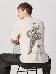 Ecru White Mack Trucks Relaxed Fit T-Shirt - Image 5 of 10