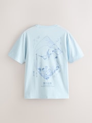 Blue/Navy/White Artist T-Shirt - Image 10 of 14