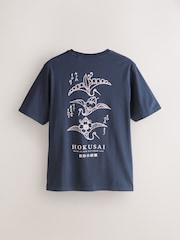 Blue/Navy/White Artist T-Shirt - Image 6 of 14