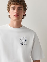 White Snoopy Graphic T-Shirt - Image 5 of 9