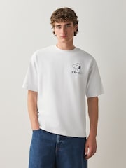 White Snoopy Graphic T-Shirt - Image 6 of 9