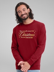 All + Every Red Have Yourself A Merry Little Christmas Lyric Judy Garland Sweatshirt - Image 2 of 4