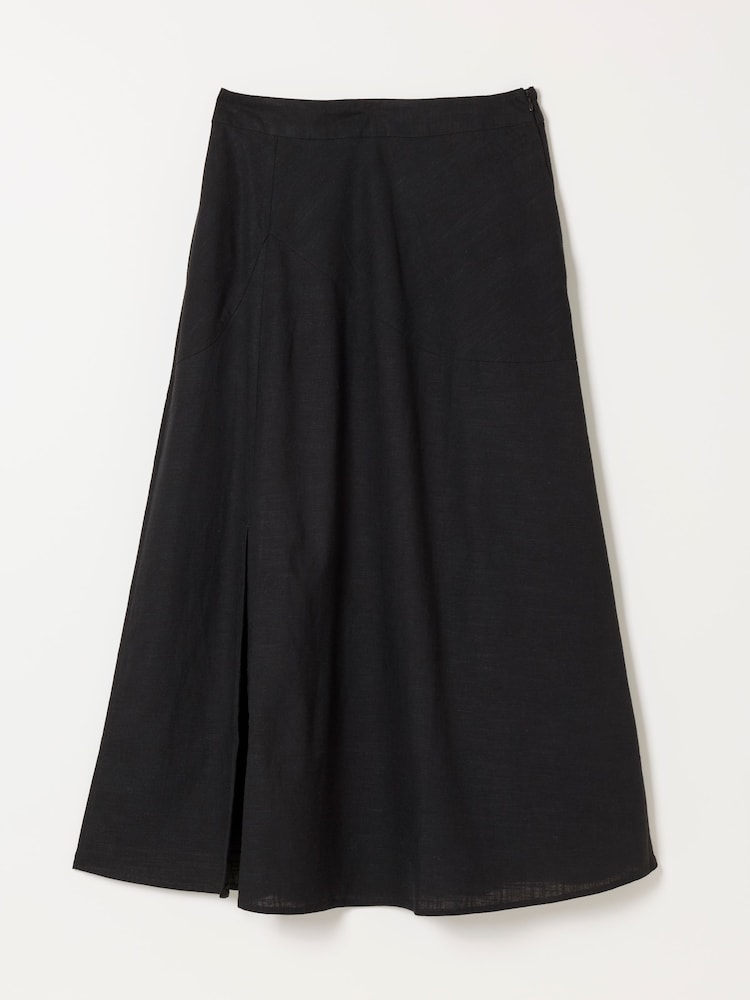 FatFace Skye Black Midi Skirt - Image 6 of 6