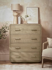 Cox & Cox Natural Valletta Chest Of Drawers - Image 1 of 4